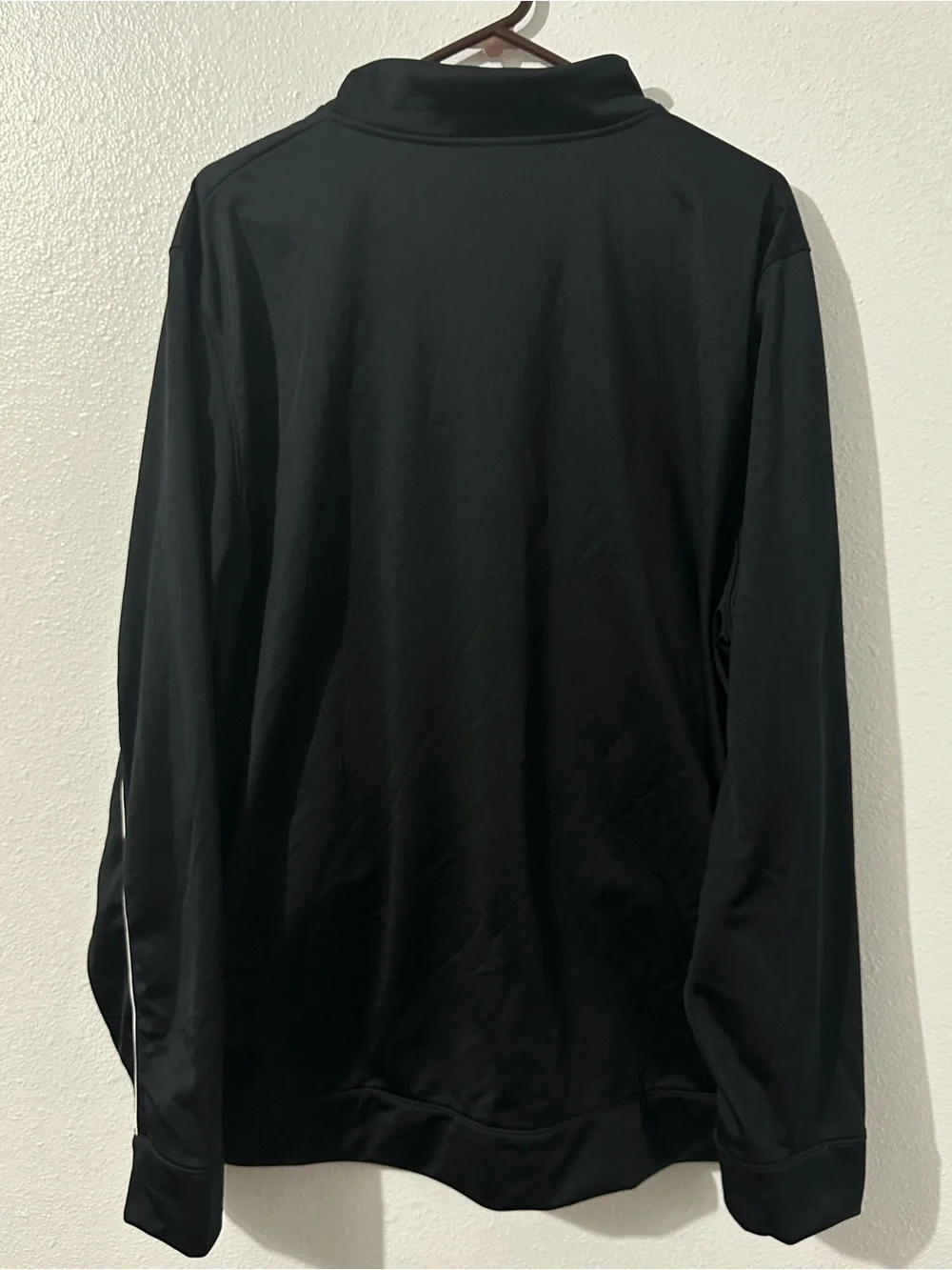Under Armour Mens 3XL Loose Fit Black Striped Full Zip Athletic Track Jacket